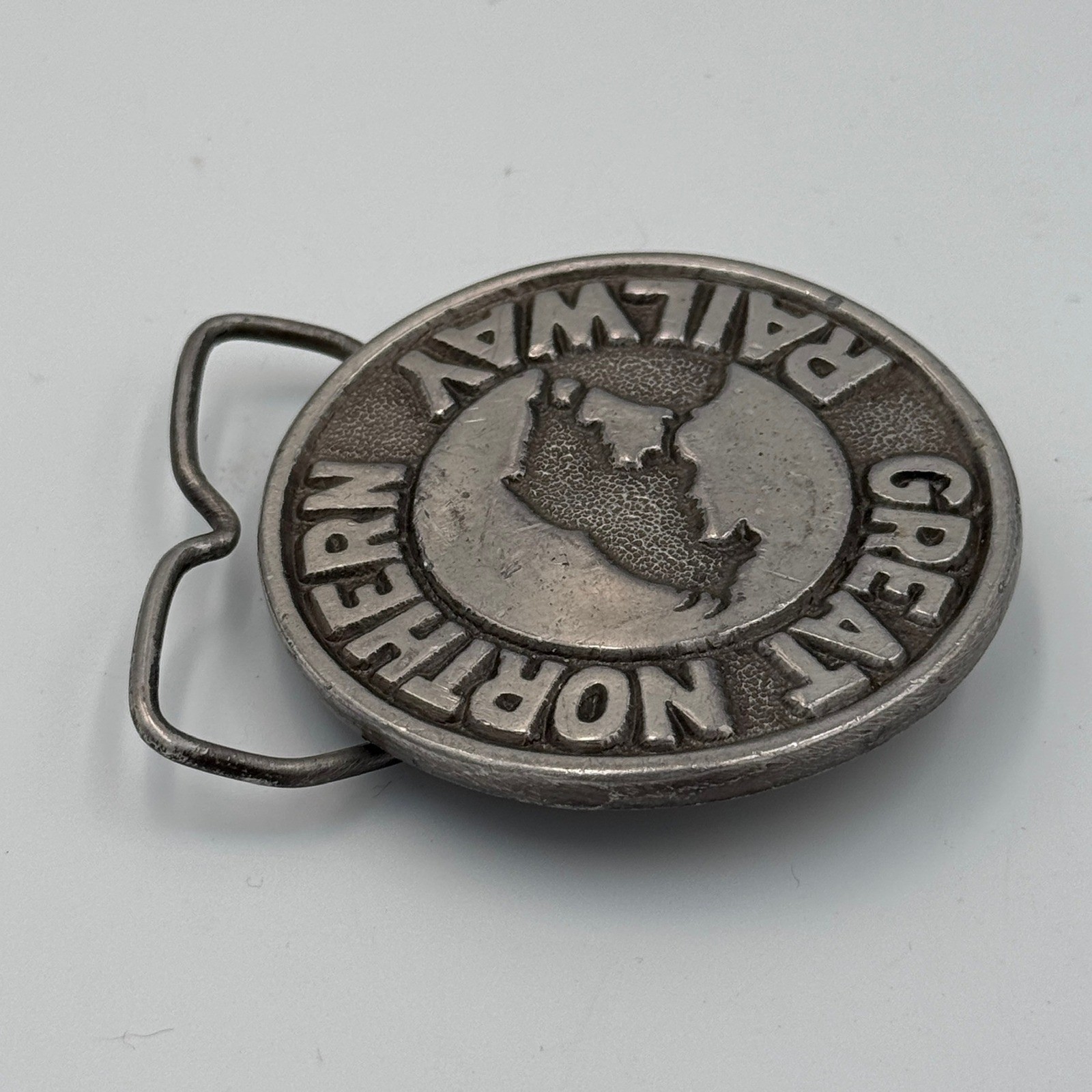 Vintage 1976 Great Northern Railway Belt Buckle Jimm Watson A-40 Made in USA