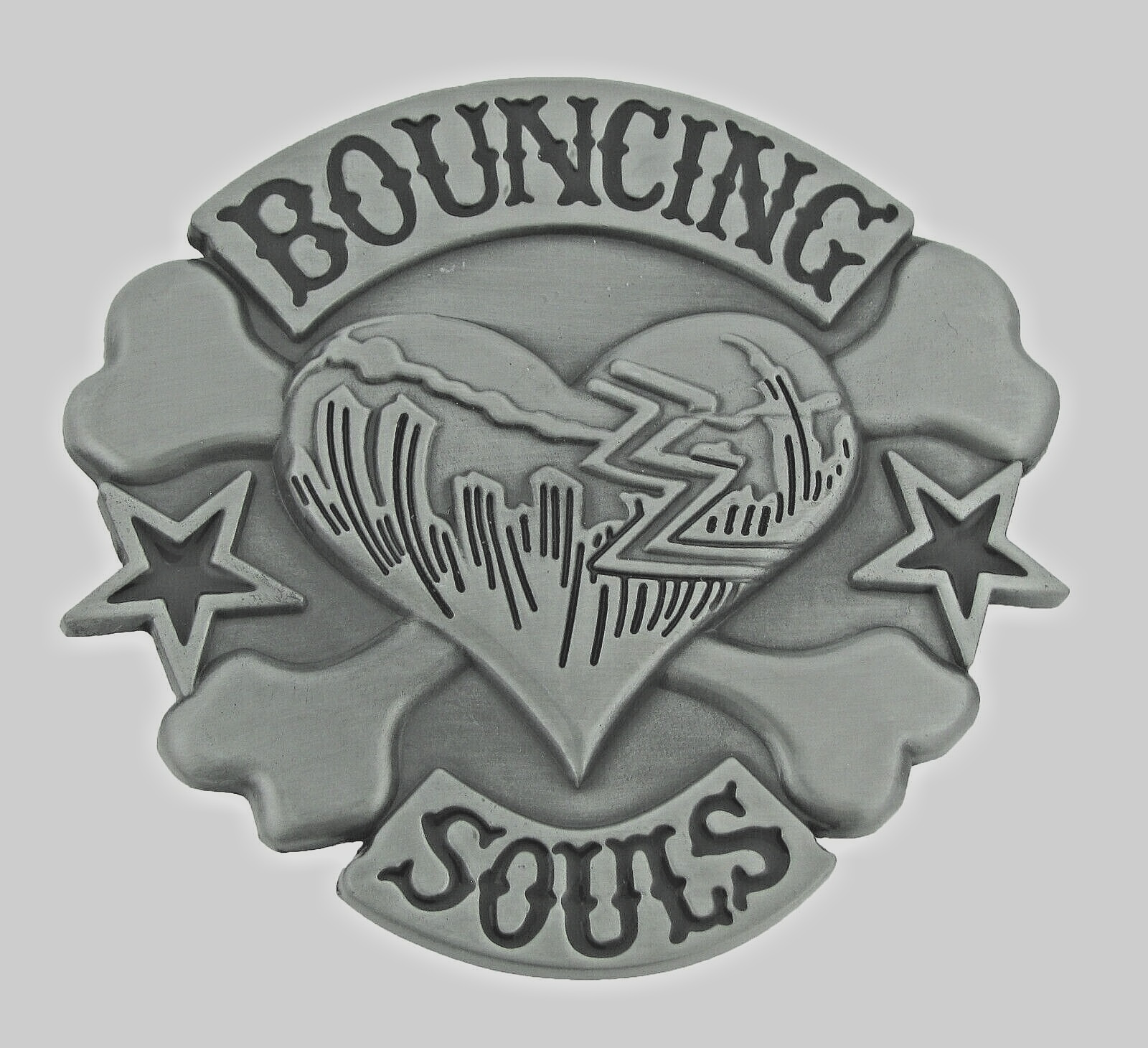 Heart Belt Buckles Bouncing Souls Halloween Party Costume New Men Women Gunmetal