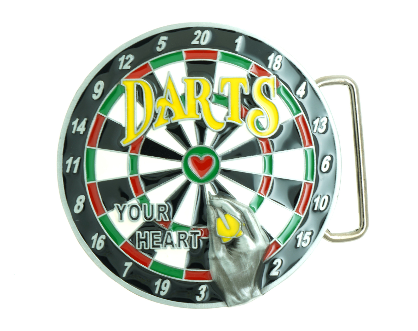 Darts Dart Board Sport Bar Novelty Metal Belt Buckle