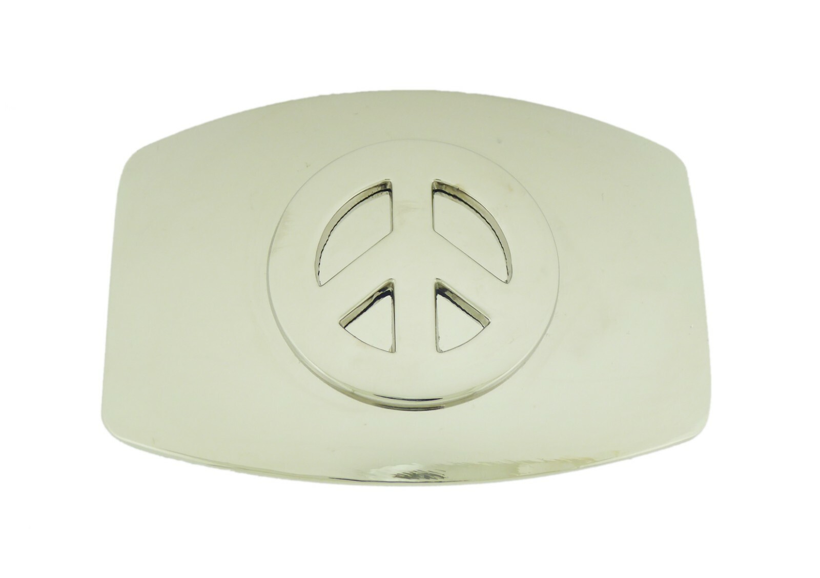 New Men Women Peace Sign Belt Buckle Symbol Dove Peace-Lover-Keeper Silver Metal
