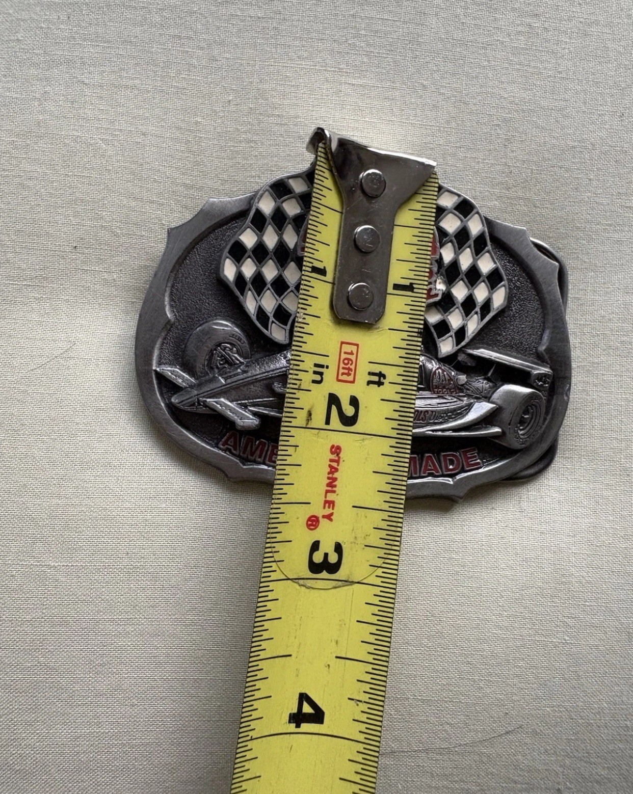 Mac Tools Racing Belt Buckle Brabham Great American Buckle Co Made In USA.