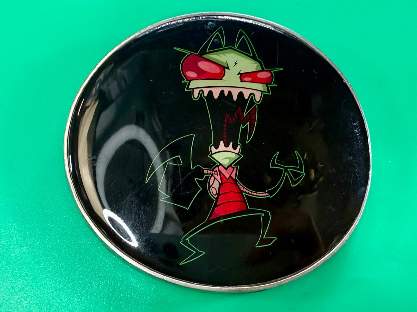Nickelodeon Invader Zim Animated Comic Comedy Movie Series Character Belt Buckle