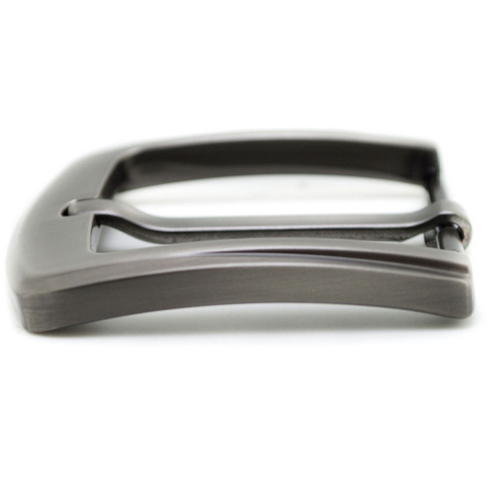 Stainless Steel Pin Buckle for Men Leather Belt Replacement Snap On 40mm Chrome