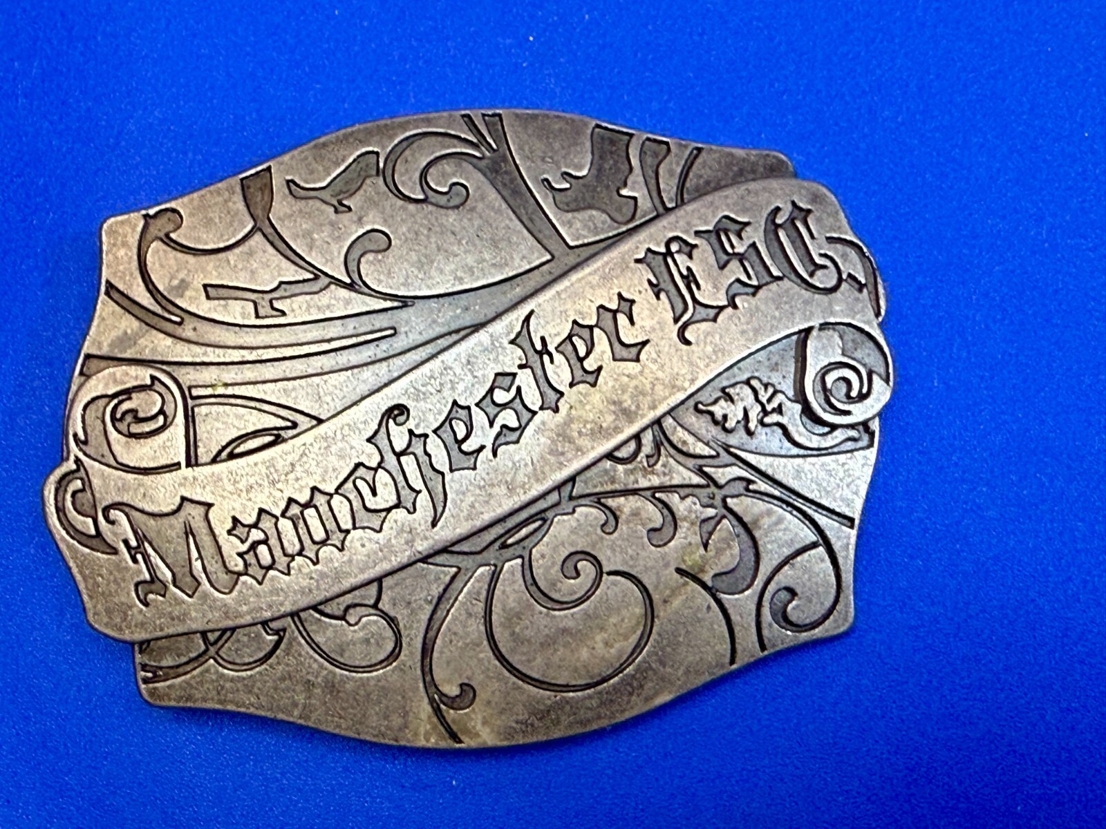 Manchester ESC Clothing Company Vintage Silver Color Belt Buckle