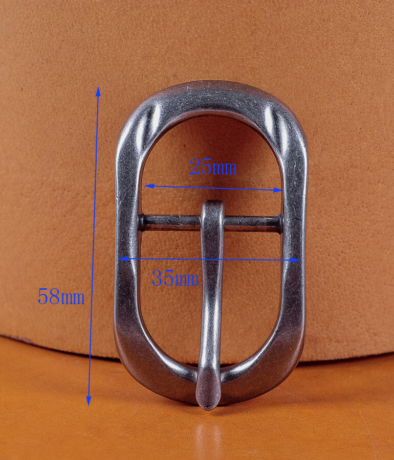 Single Prong Silver Free Center Bar Replacement Mens Belt Buckle Fits 1&Prime; Belts