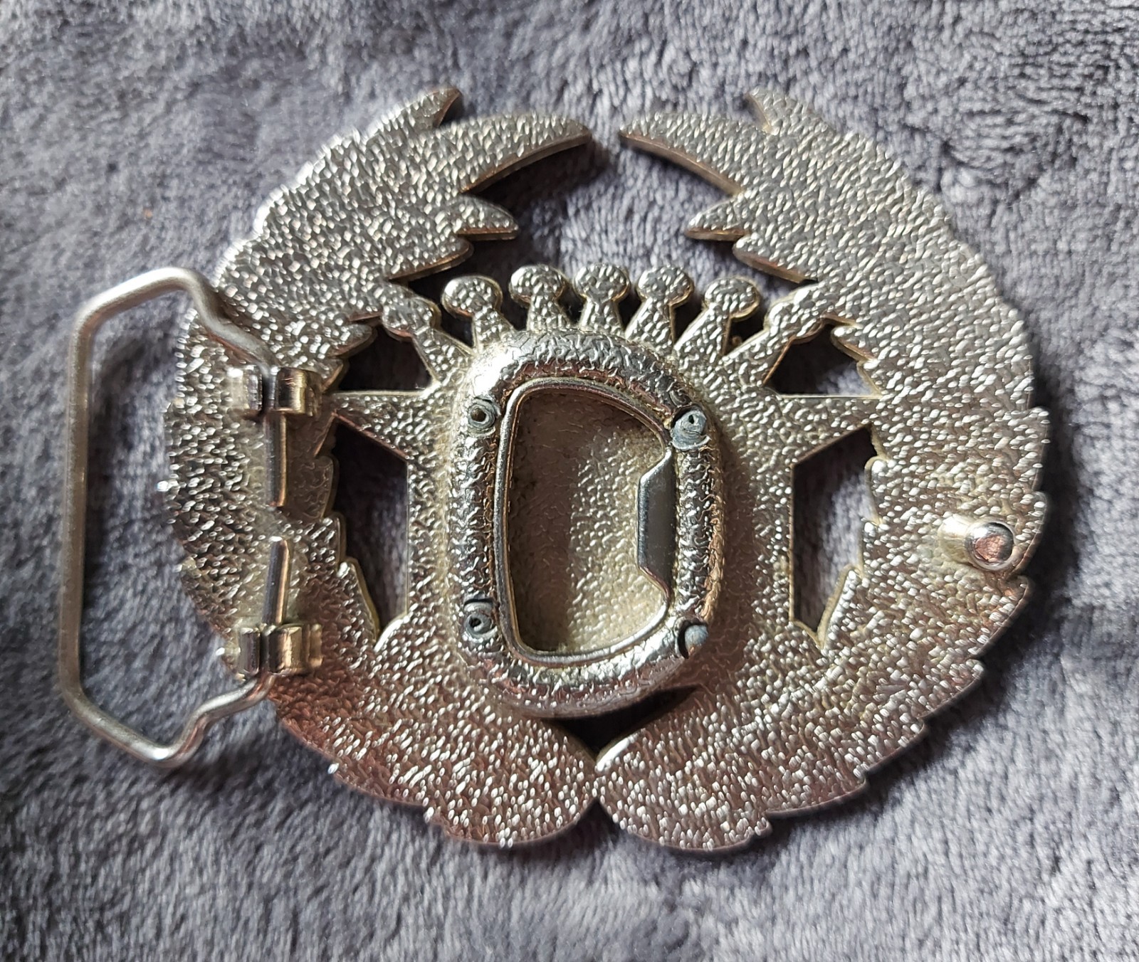 Lot Of 7 Belt Buckles The Who, Skull, Cadillac, Jamaica, Dice