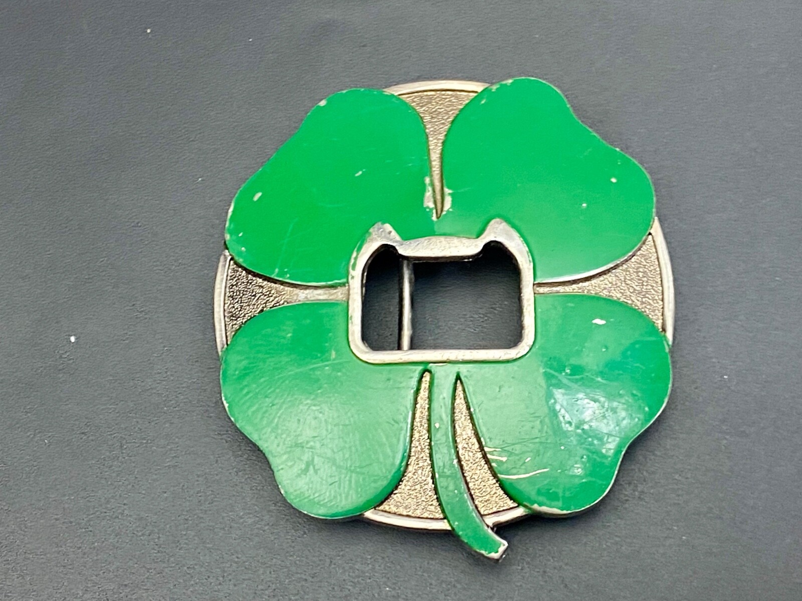 Four Leaf Clover W/ Bottle Opener** Funny Novelty Belt Buckle By Kalan
