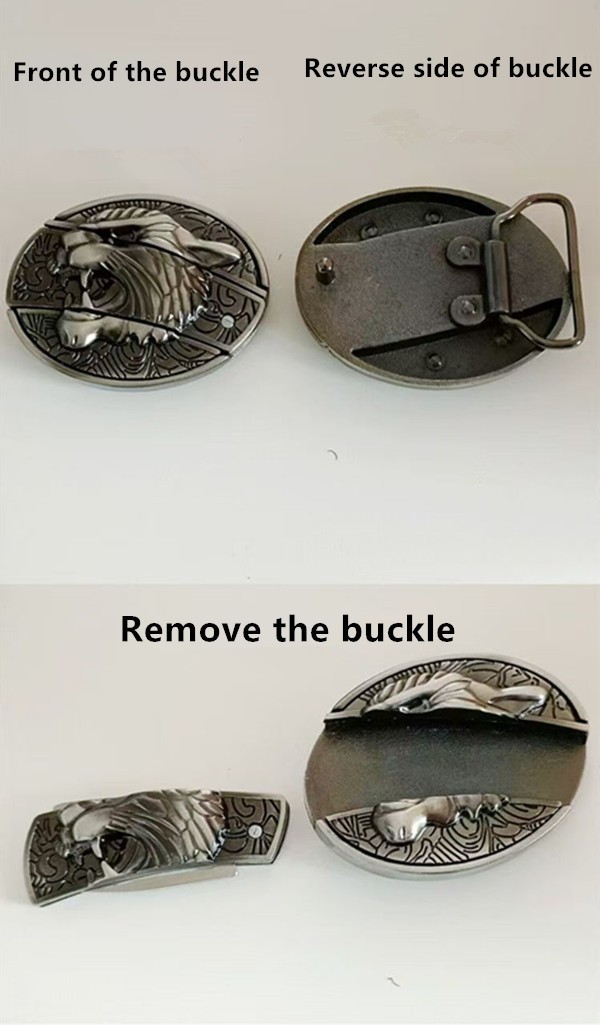Fashionable smooth buckle men&rsquo;s belt buckle head with needle buckle trend