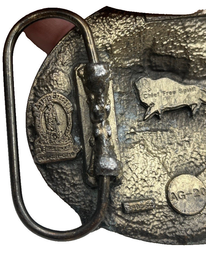 1989 Arroyo Grande Buckle Company  » Chief Free Spirit » Belt Buckle