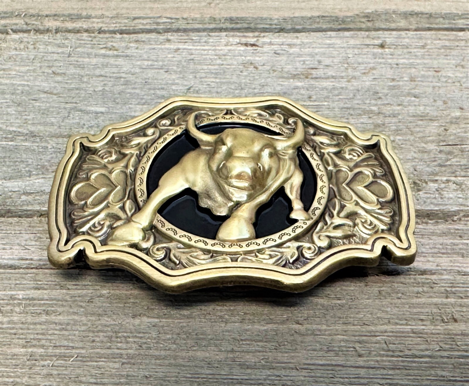 Belt Buckle for Men Western Rodeo Cowboy Solid Brass For Belt 1.5&Prime; (Buckle Only)