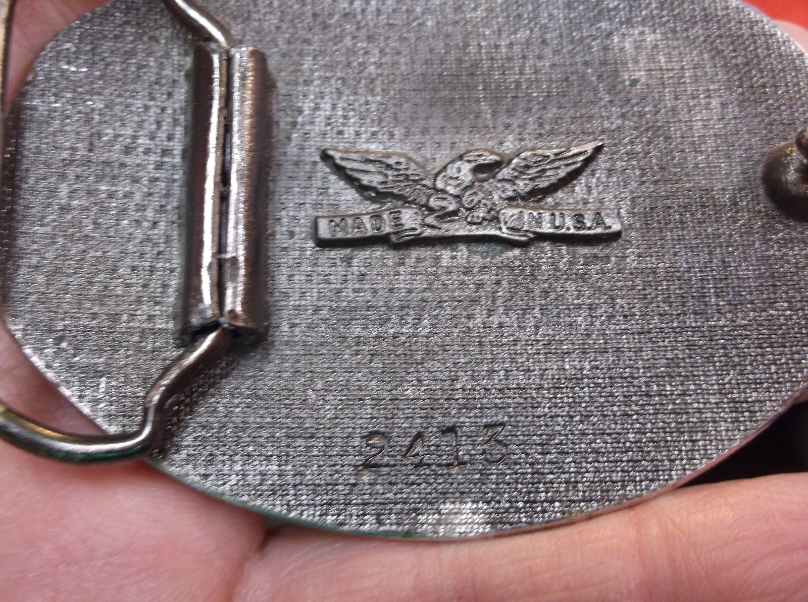 EXCELLENT MENS LIMITED EDITION #2413 BELT BUCKLE « OPERATION DESERT STORM » U.S.A.