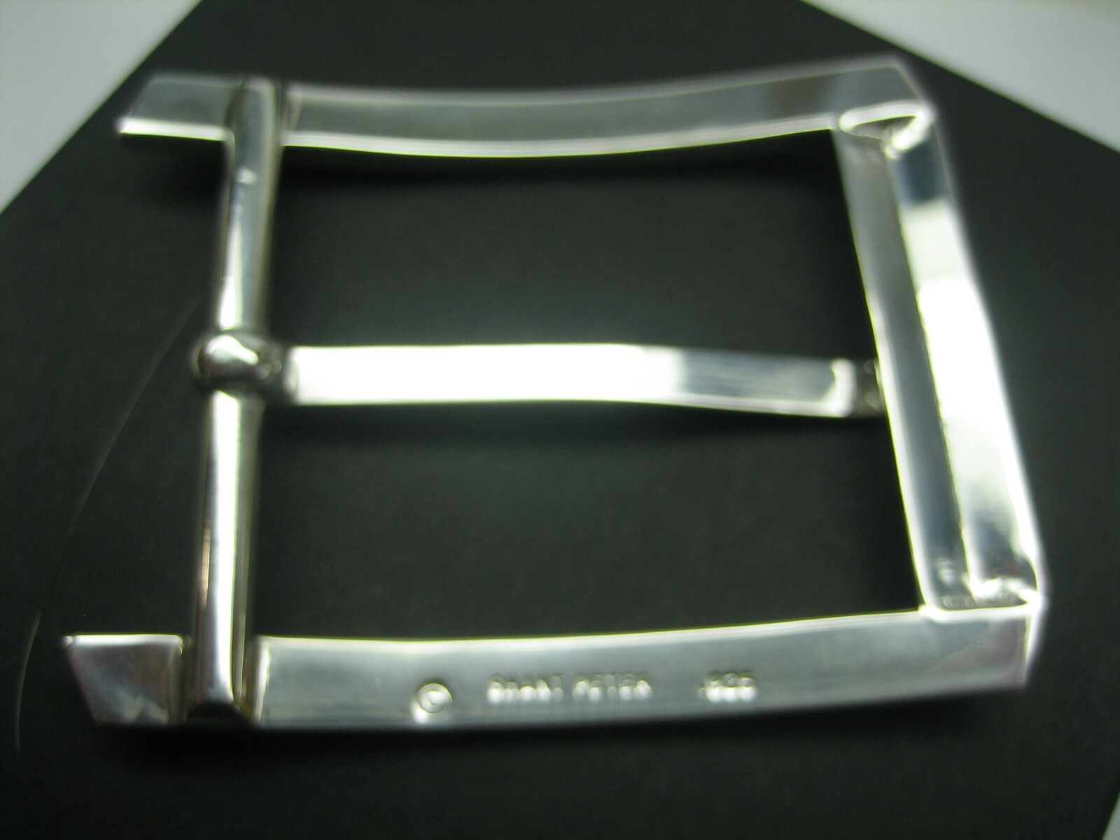 STERLING SILVER 925 BUCKLE AVAILABLE FOR 1&Prime; 1-1/8&Prime; 1-1/4&Prime; 1-3/8&Prime; 1-1/2&Prime; BELTS