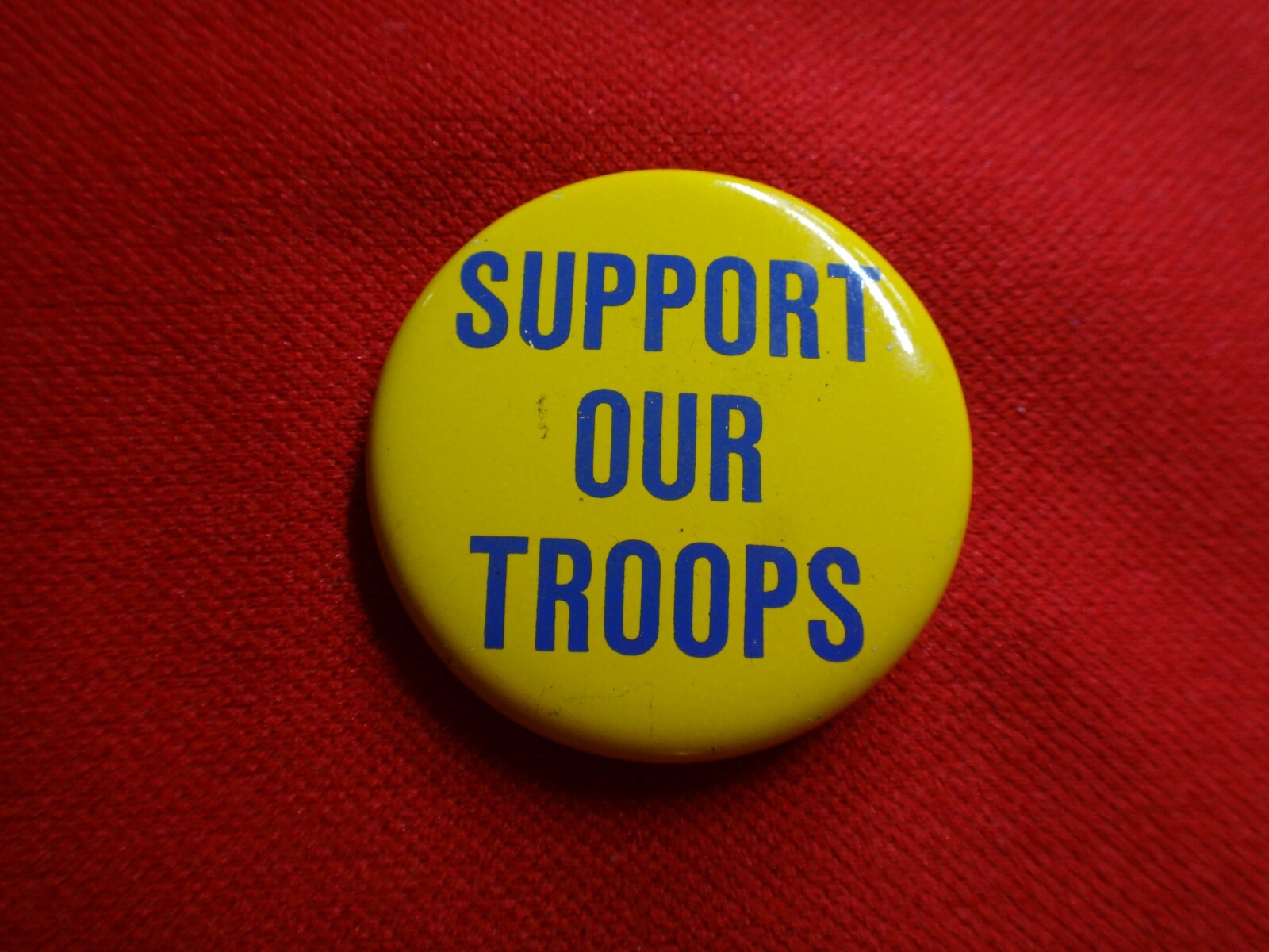 Patriotic SUPPORT OUR TROOPS Metal Pin + USA AMERICA Flag Brass Belt Buckle