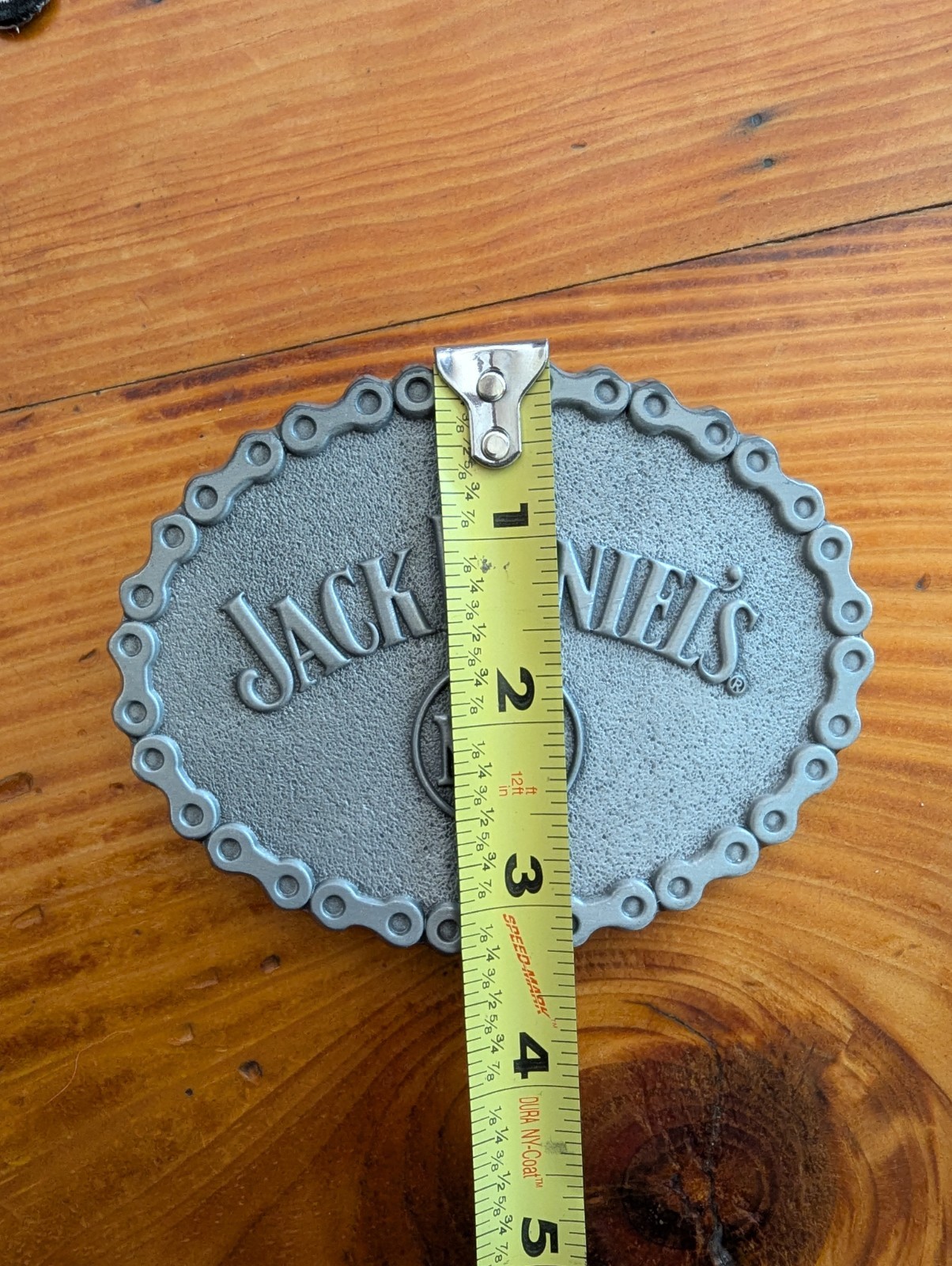 Jack Daniels Oval Bike Chain Belt Buckle Mens