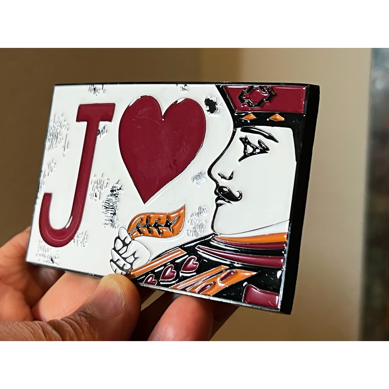 Jack of Heart Belt buckle