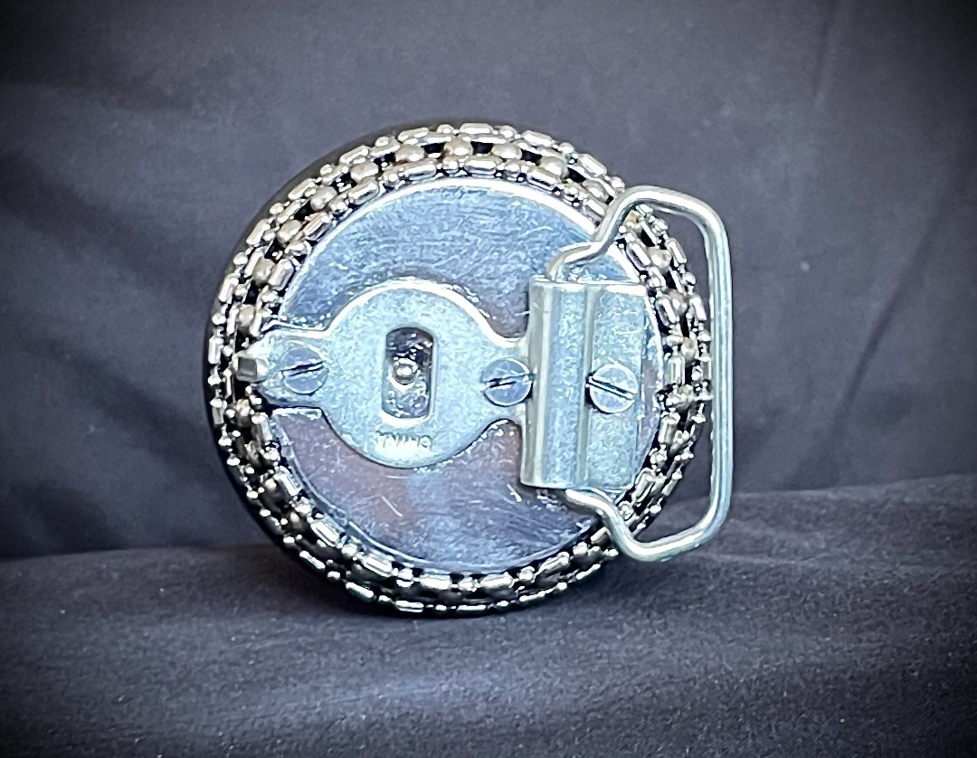 “Exposure 8:15” Belt Buckle Camera Lens Watch Industrial Art OOAK Darren McNeese
