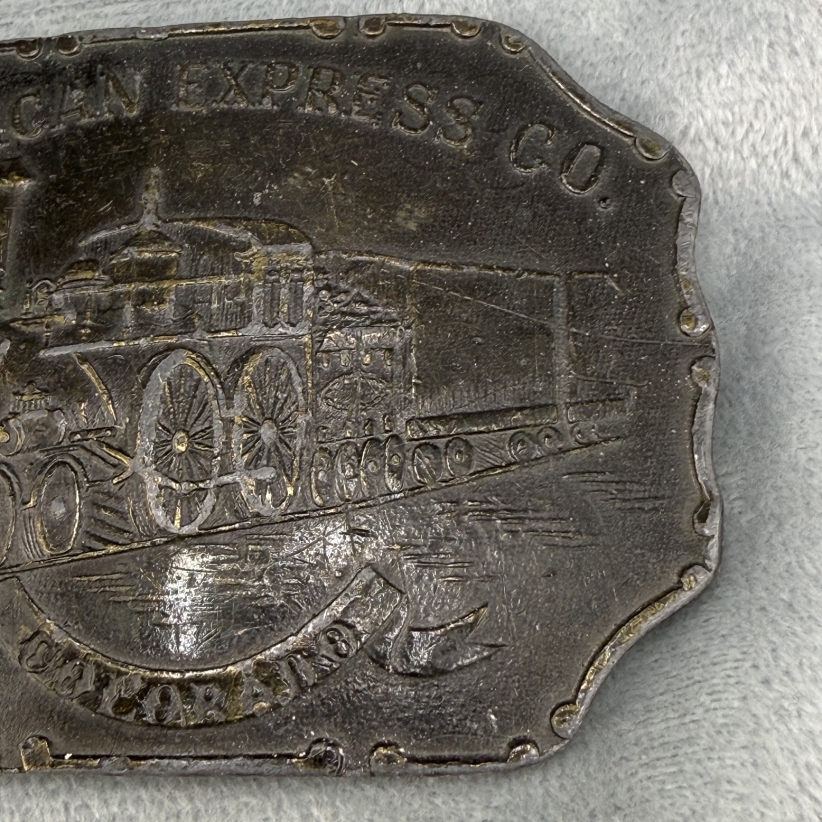 Vintage American Express Co.Belt Buckle Lewis Buckles
