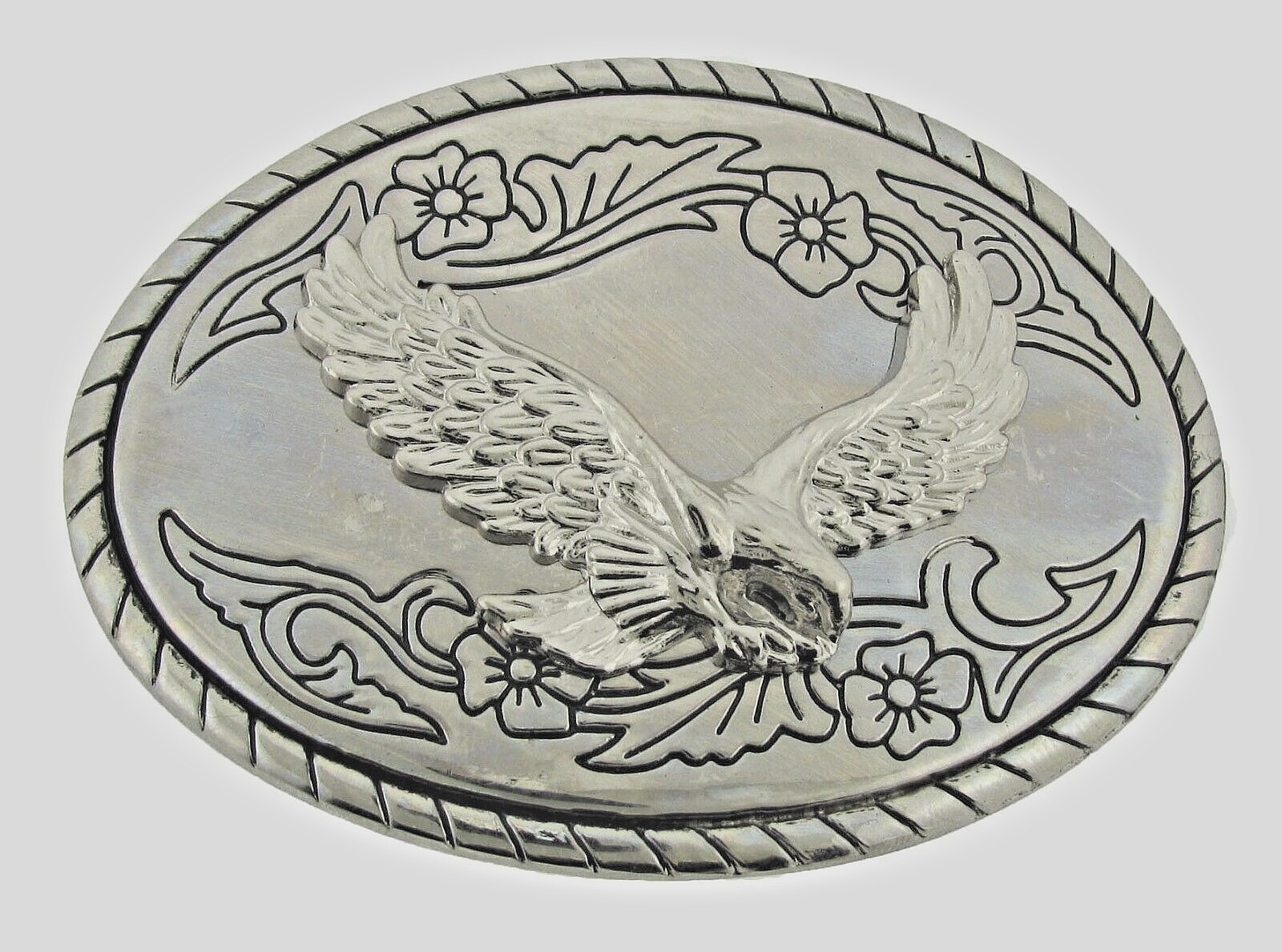 Eagle Belt Buckle New Men Women Western Style Cowgirl Cowboy Rodeo Silver Metal