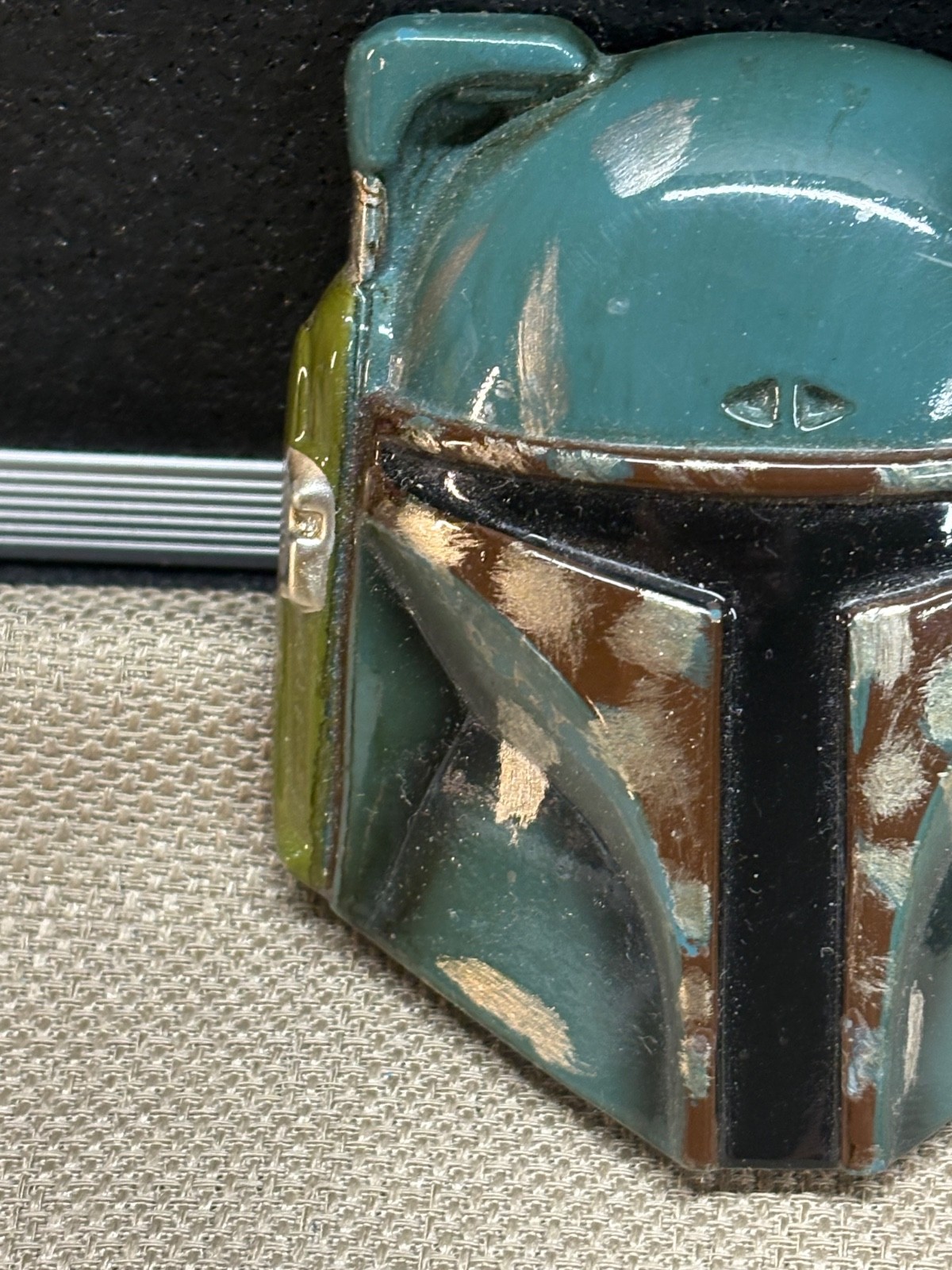 Star Wars Belt Buckle Licensed BOBA FETT Green Worn look 3&Prime; in size