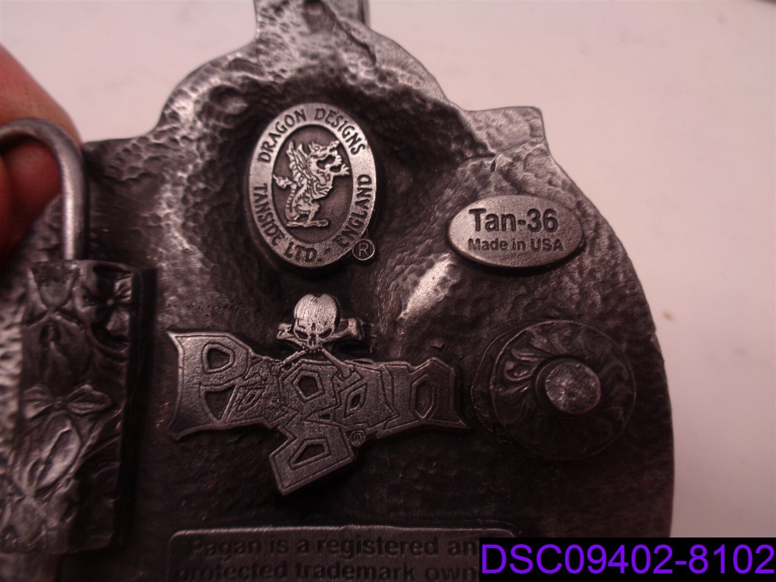 Dragon Designs Tanside Pagan Tan-36 Belt Buckle
