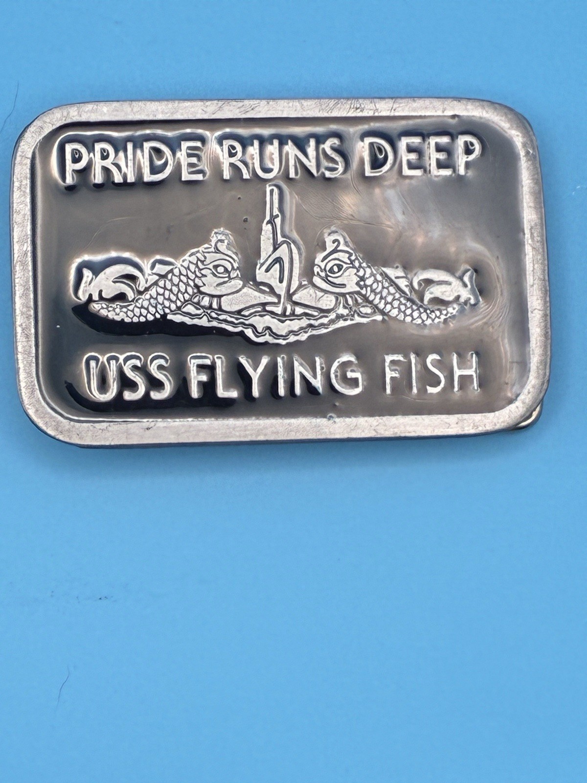 Hit Line USA USS Flying Fish « Pride Runs Deep » Buckle 1.5&Prime;