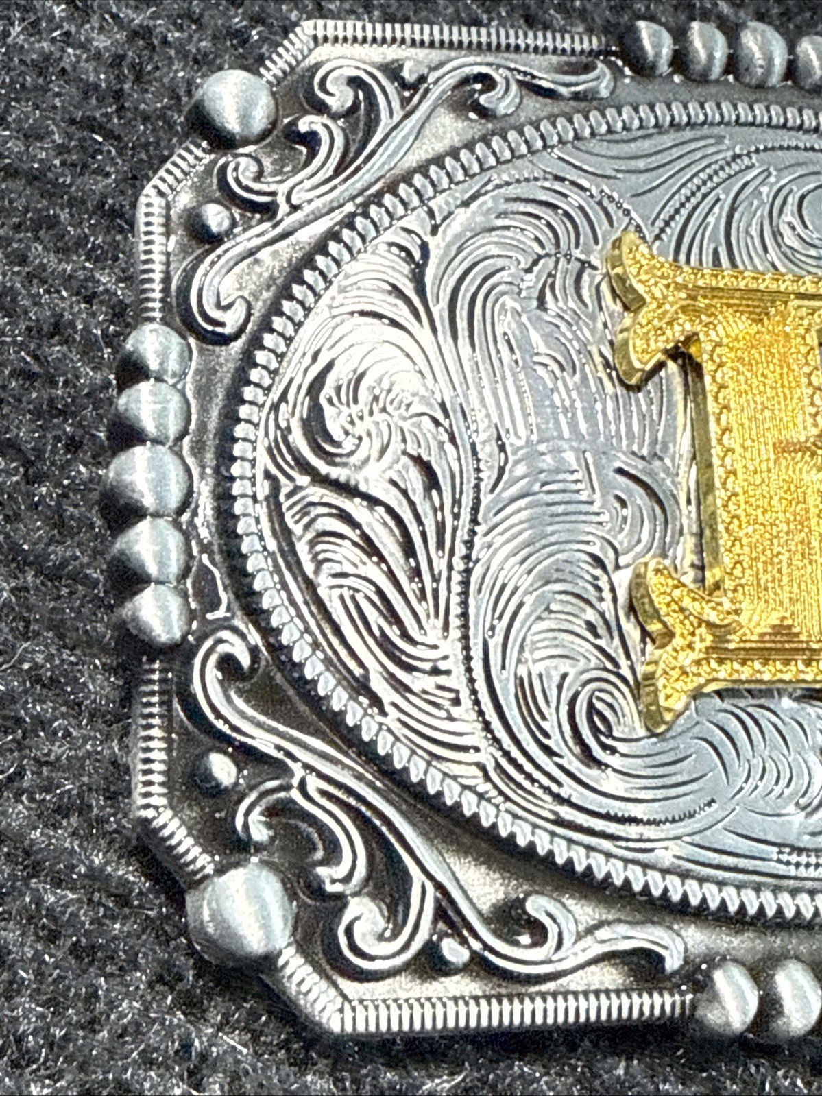 NEW INITIAL  » B  » RODEO BIG COWBOY WESTERN BELT BUCKLE