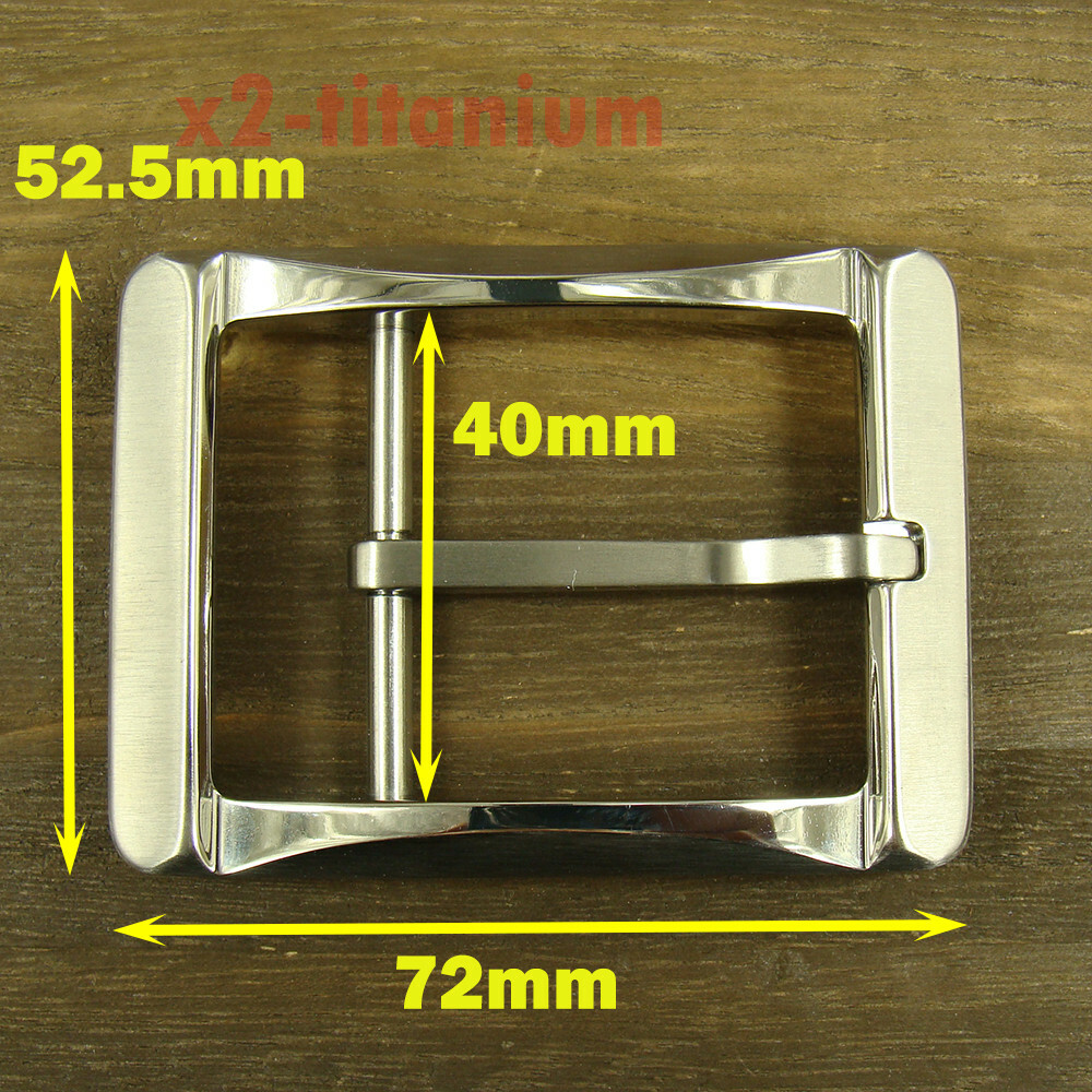 Titanium anti-allergy Tongue Pin Hippie Belt Buckles for 38mm width belt XZ467