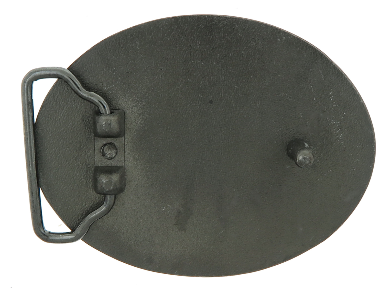 Celtic Christian Cross Black Enamel Metal Belt Buckle