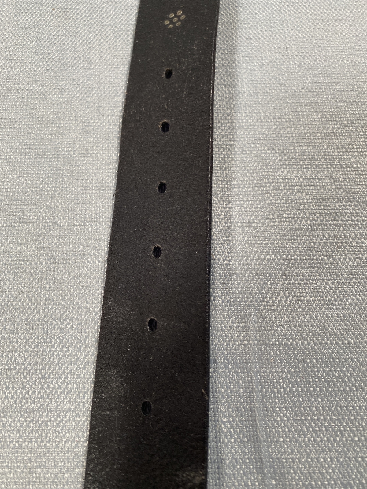 Express Womens Belt M Italian Leather Jeweled Single Tongue Buckle