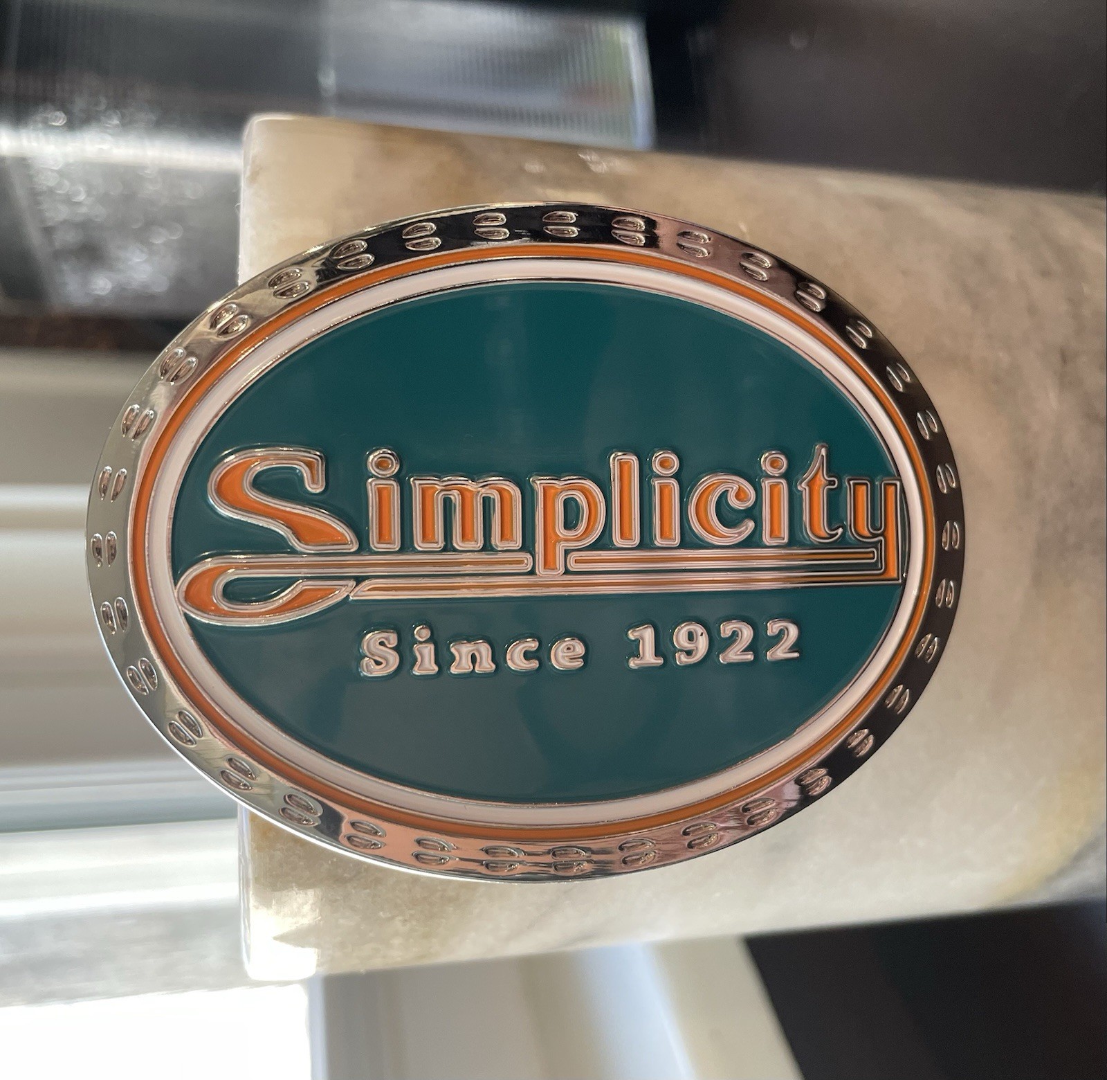 Simplicity Tractor 100th Anniversary Commemorative Belt Buckle