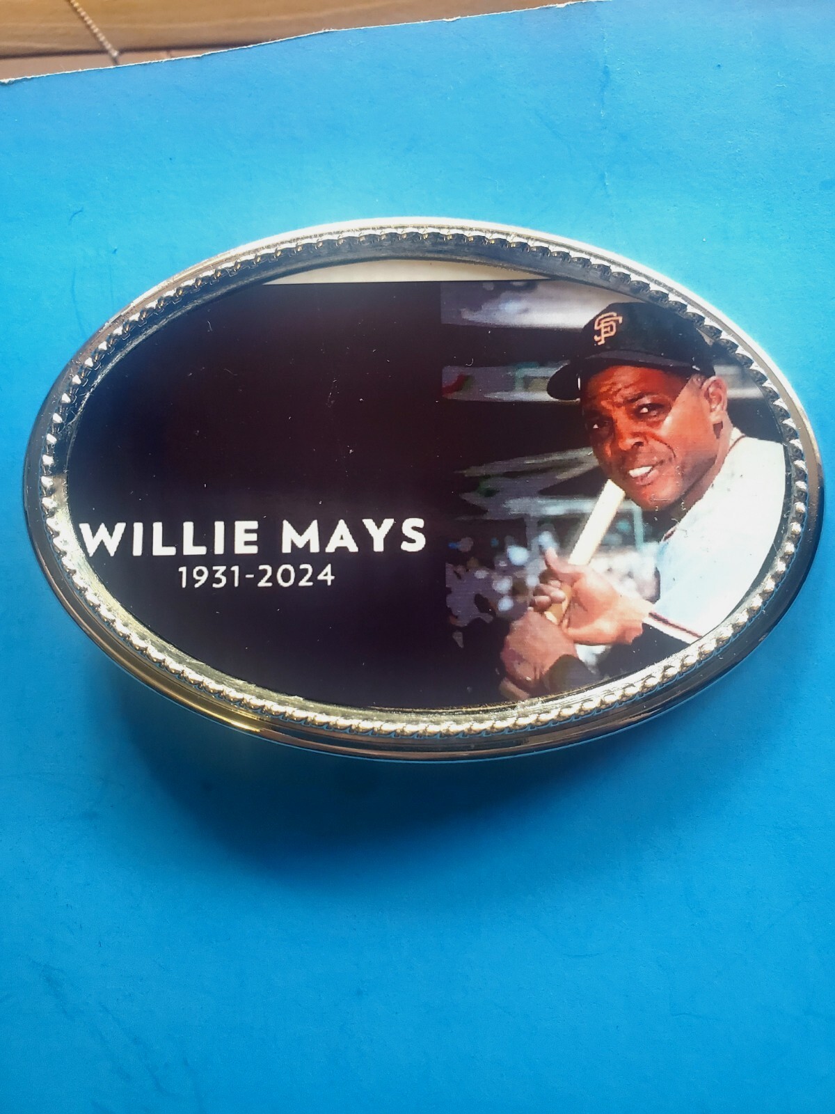 Willie Mays Epoxy Buckle