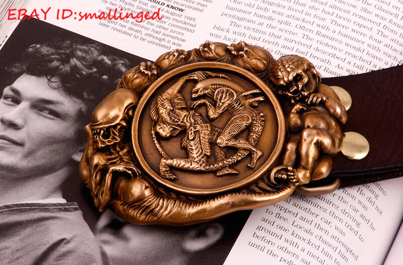 Men Buckle-Strap Alien Queen Alien Predator Buckle-Waistband Gift