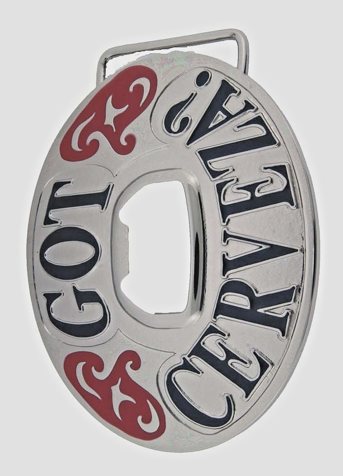Bottle Opener Belt Buckle Western Men Rodeo Cowboy New Got Cerveza? Spanish Text