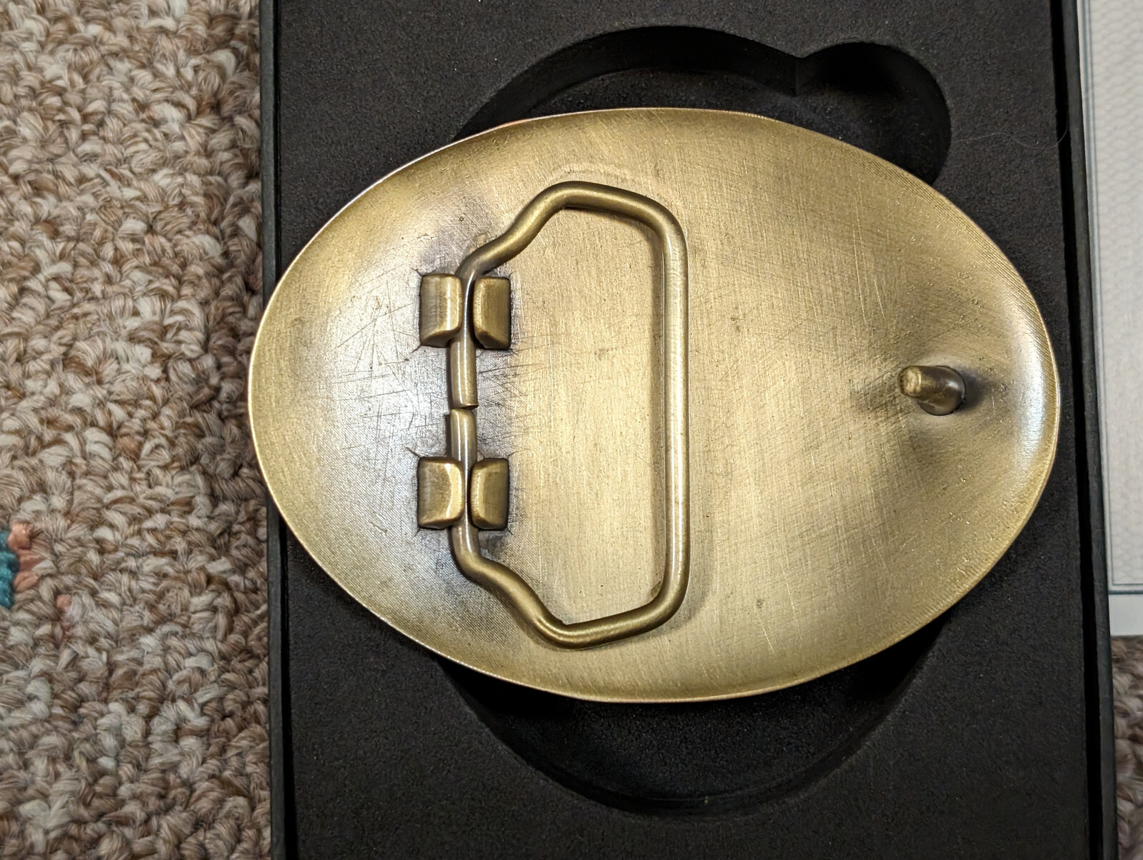 NRA 2013 GOLDEN EAGLES BELT BUCKLE IN BOX FANTASTIC