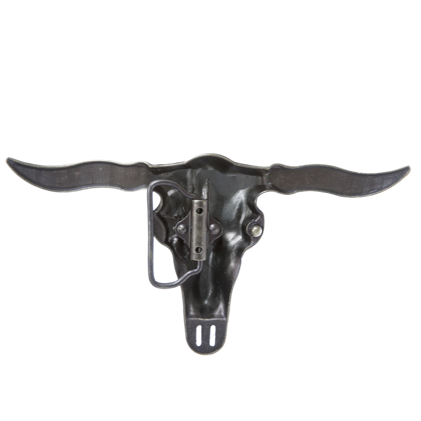 Long Horn Bull Western Longhorn Texas Cowboy Large Belt Buckle