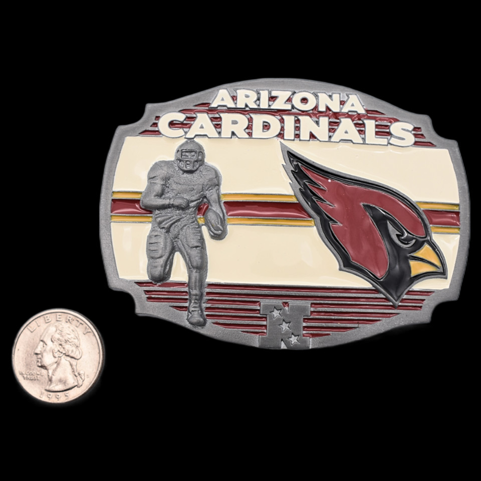 Arizona Cardinals Player NFL Football Team Belt Buckle (New Old Stock)