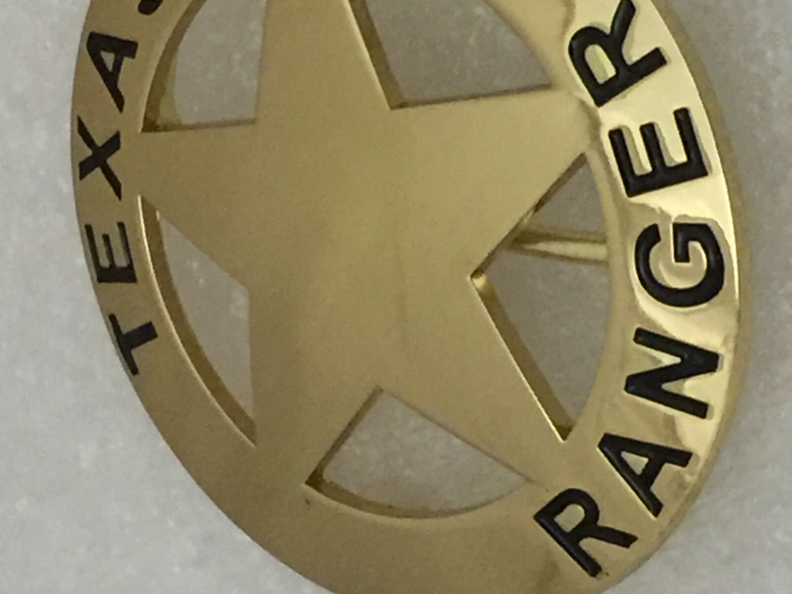 Texas Ranger Badge Belt Buckle (Seconds)