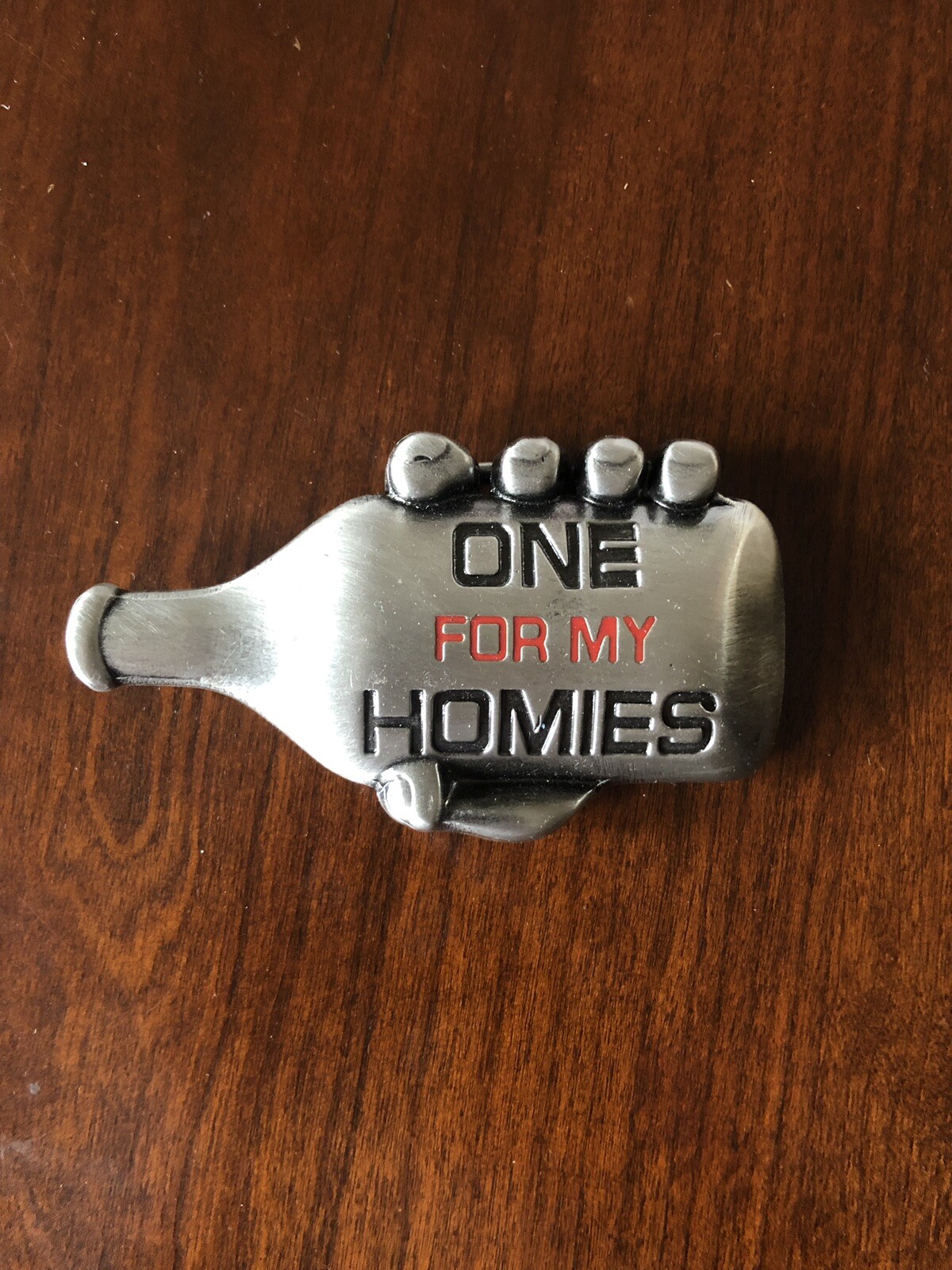 One For My Homies Beer Bottle Drinking Funny Bar Joke Unisex Men&rsquo;s Belt Buckle