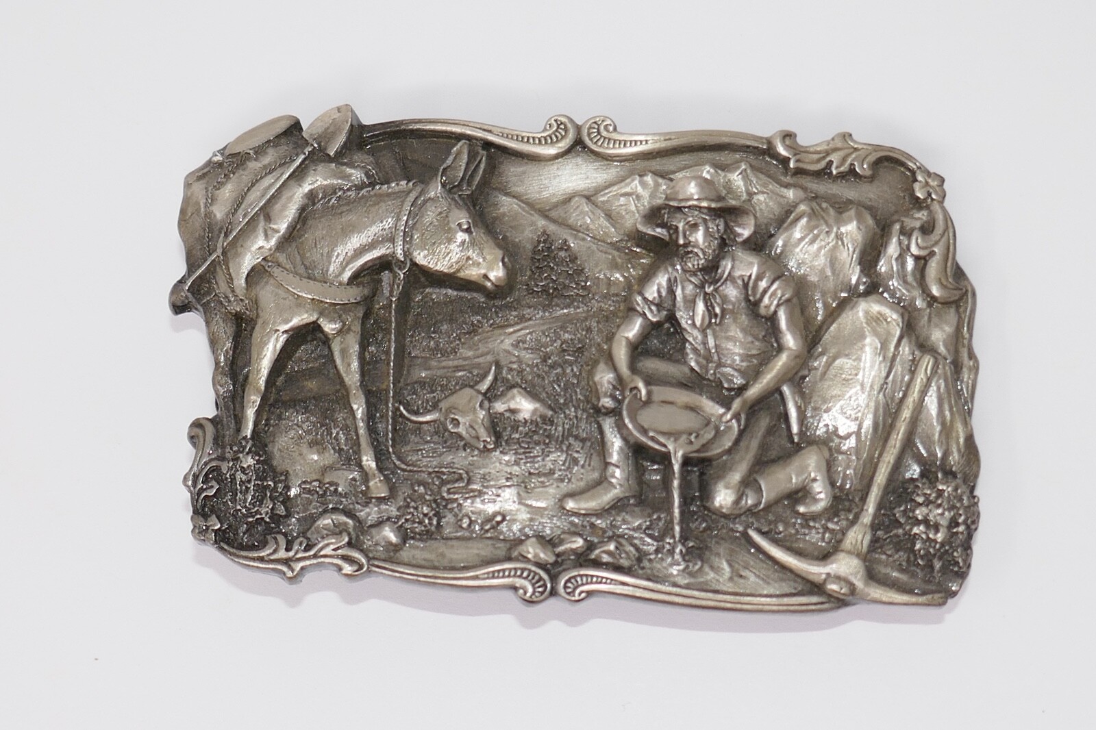 Siskiyou 1981 Arroyo Grande Dreams Of Striking It Rich Metal Belt Buckle #B-10