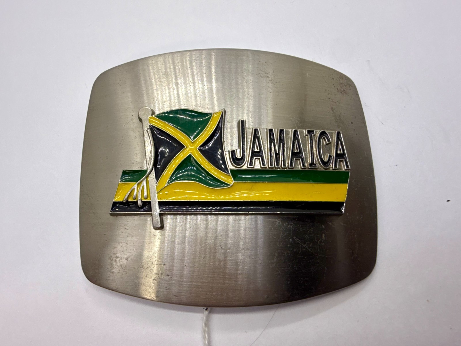 Jamaican Country Flag Jamaica Rasta Rastafarian Patriotic Belt Buckle