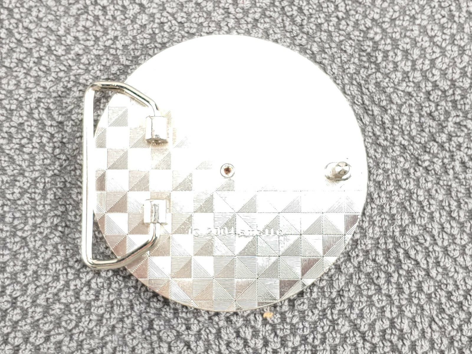 Chrome 2004 Ninja Belt Buckle Spin Spinner 3 1/4&Prime;