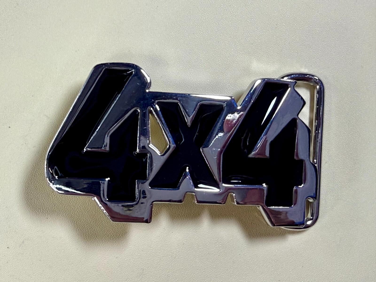 4X4 Four By Truck All Wheel Drive Gear Block Letters Cutout Belt Buckle