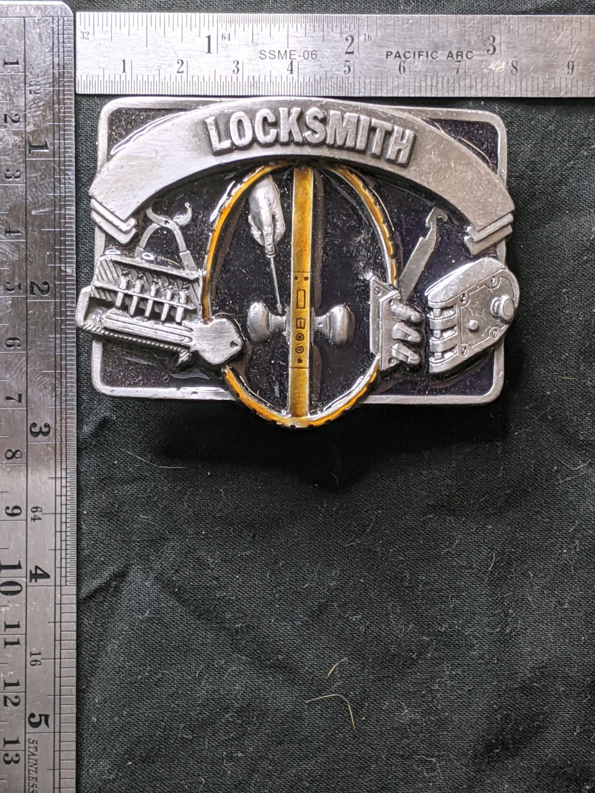 Buckle of America Locksmith Belt Buckle P-166 Western Metal 1.75in Silver