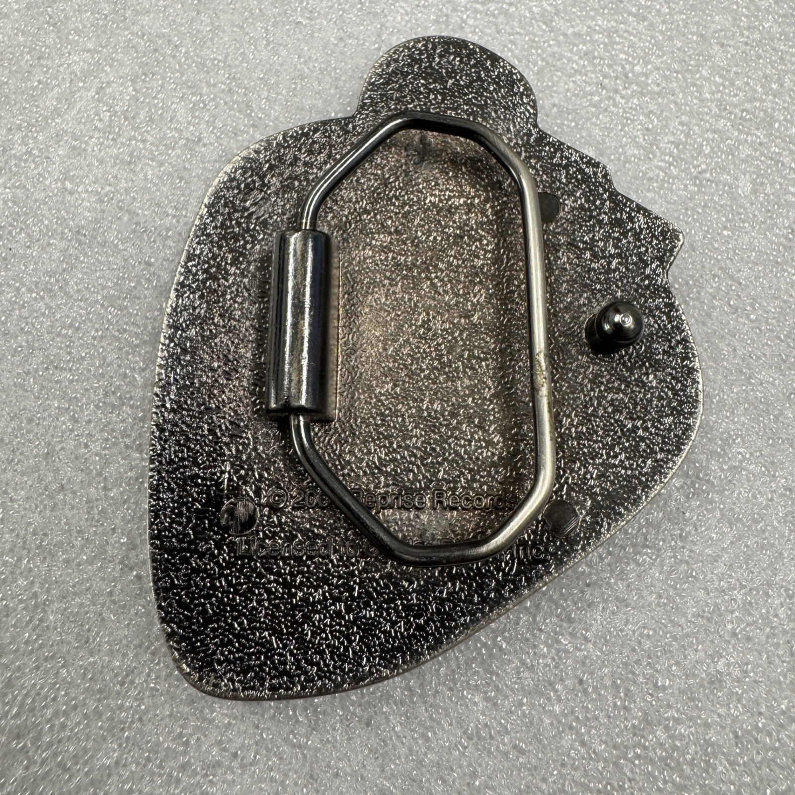 2004 Reprise Records Grenade Heart Belt Buckle Licensed Cinder Block Inc