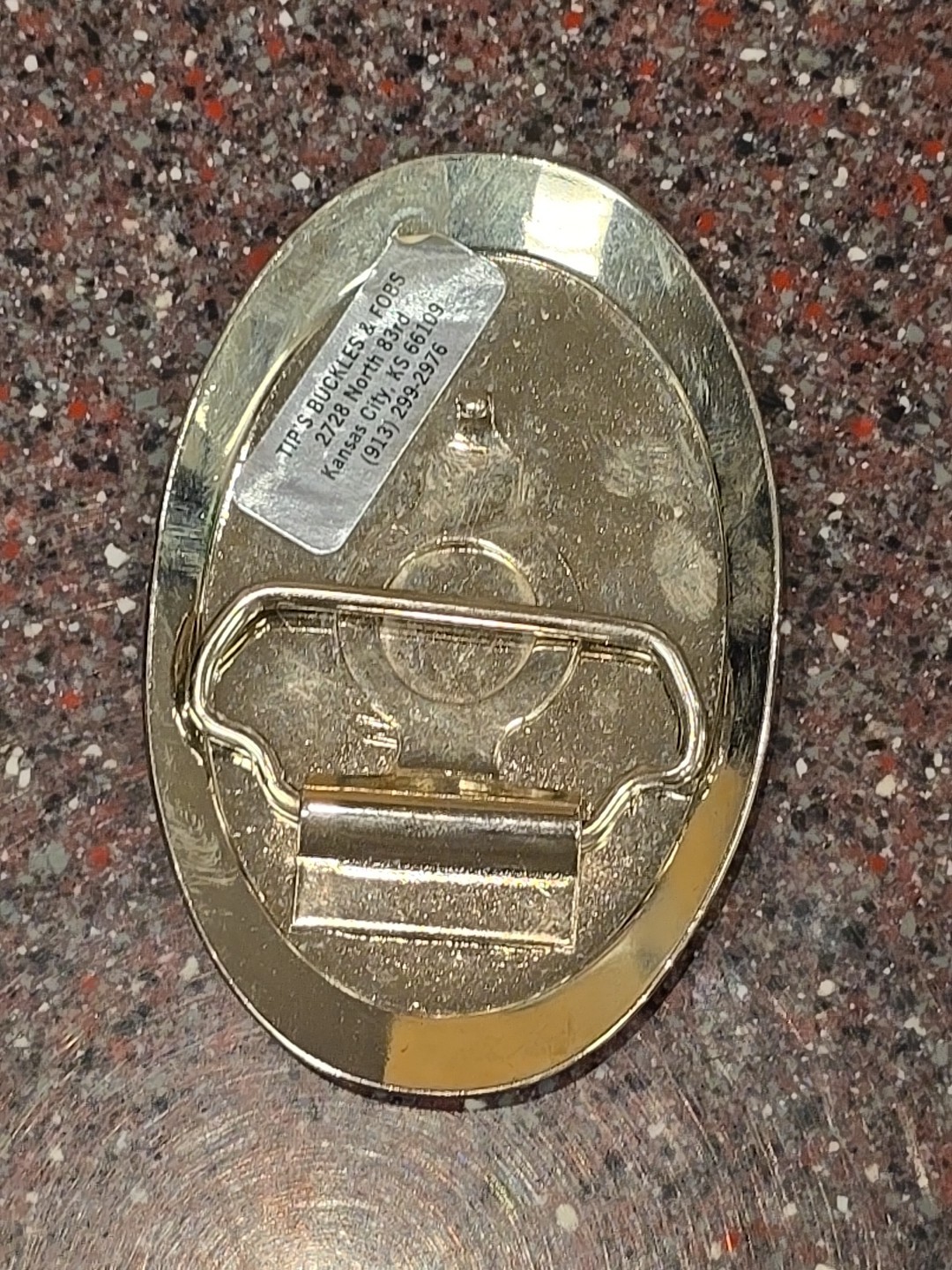 Antique Black Ford Model T Car Vintage Shiny Siver Belt Buckle
