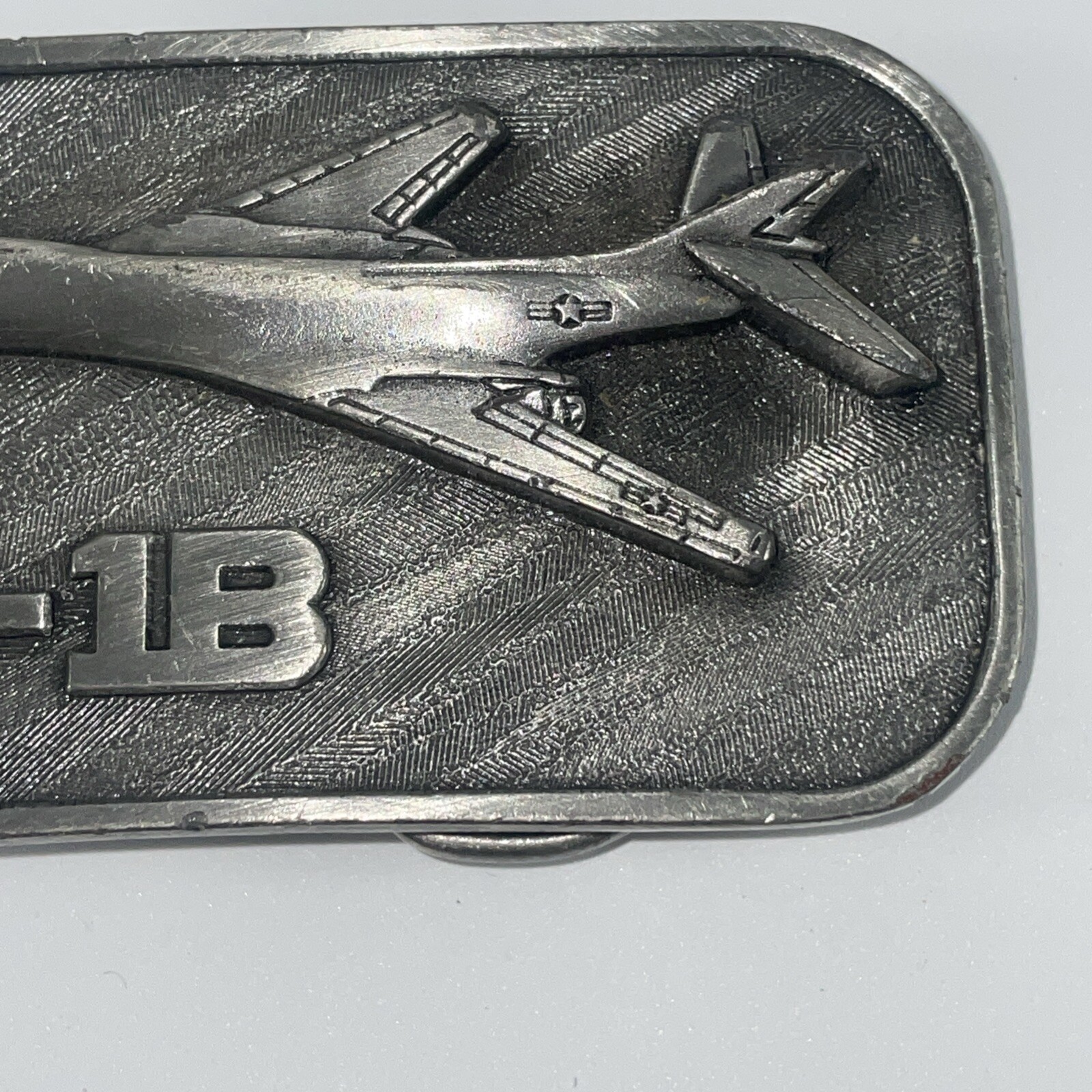 Rockwell Military B-1B Air Force Aircraft Belt Buckle 1983 Collector Series