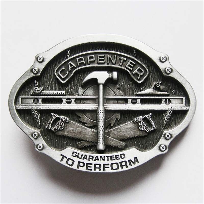 Vintage Style Carpenter Trades Belt Buckle Gurtelschnalle also Stock in the US