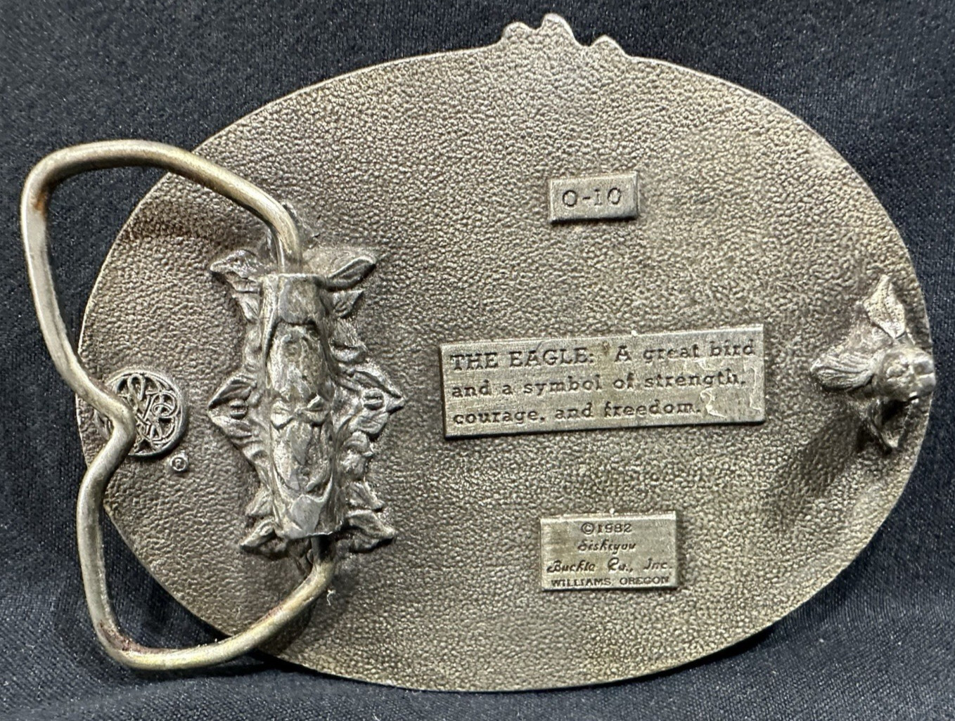 Vintage 1992 Siskiyou – The Eagle – Belt Buckle #0-10 Brass Alloy Metal