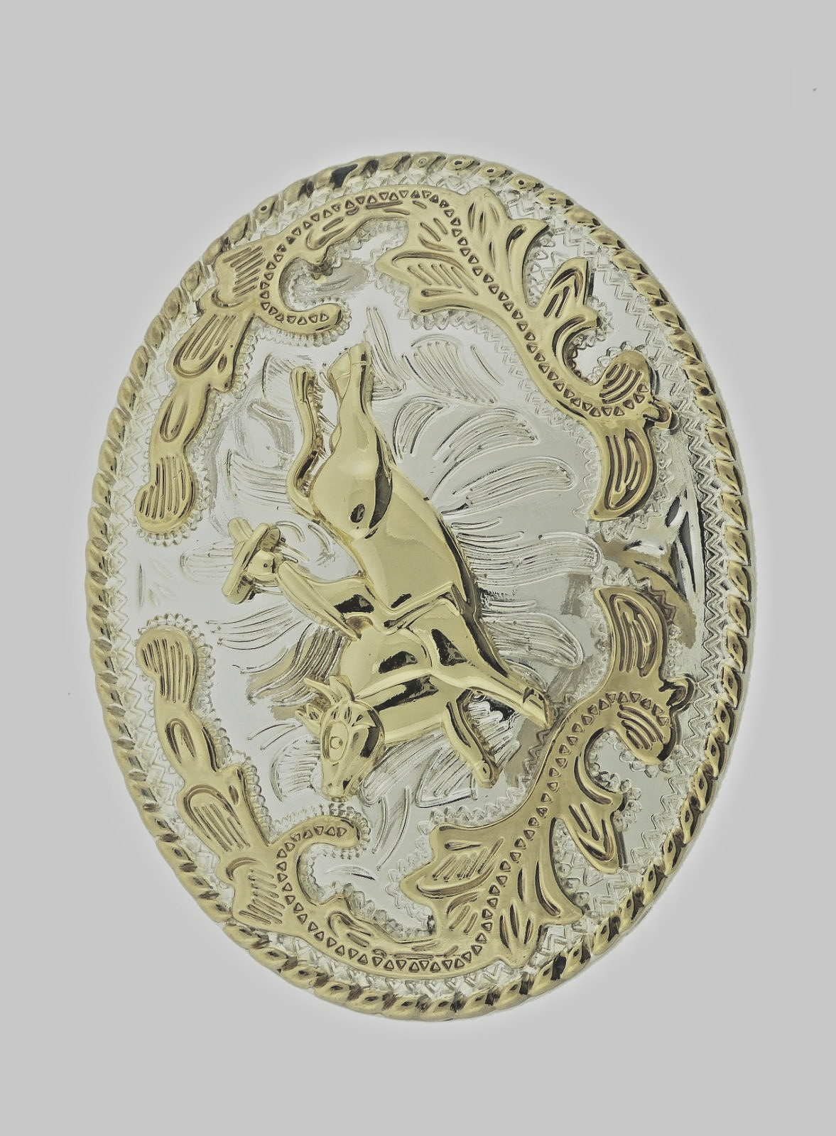 Rodeo Belt Buckle Gold Silver Metal Cowgirl Cowboy Men Women Vintage Texas State