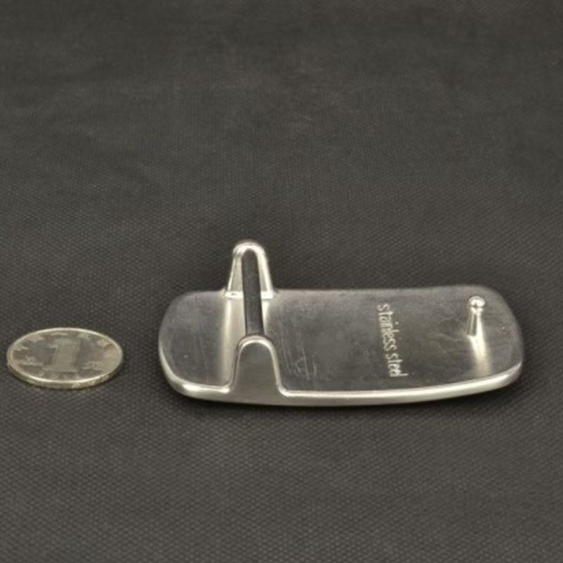 Men&rsquo;s stainless steel belt buckle plate belt buckle smooth buckle